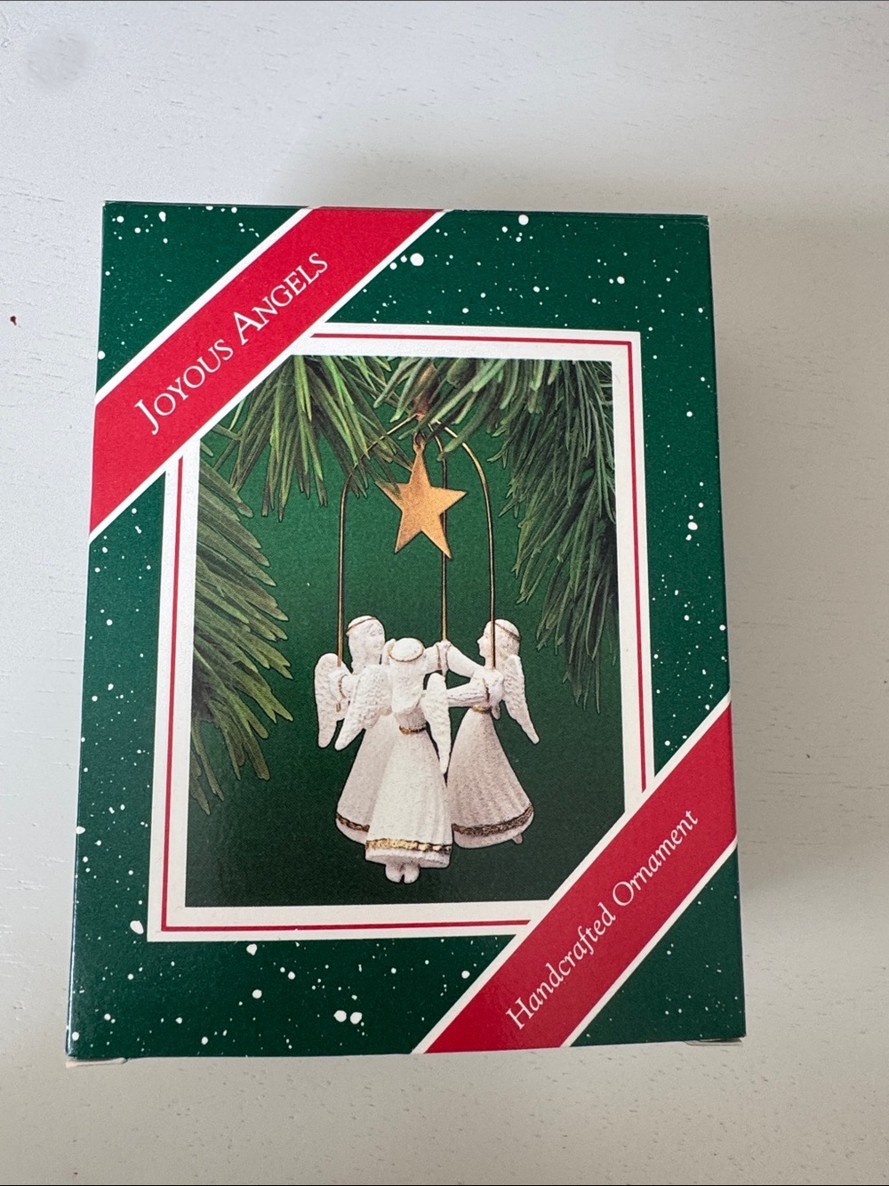 Hallmark Keepsake: Joyous Angels White and Gold Angel Trio